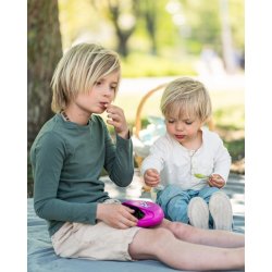 Carl Oscar - Snack Disc 15 cm. - Pink med ko 