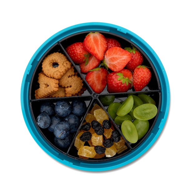 Carl Oscar - Snack Disc 15 cm. - Tyrkis med Giraf