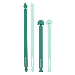 LEKKABOX Silikone wrap bnd - 4 stk. Forest