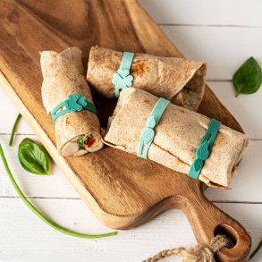 LEKKABOX Silikone wrap bnd - 4 stk. Forest