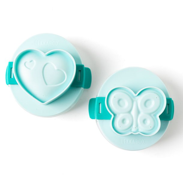 LEKKABOX ggeforme - Hjerte og sommerfugl 