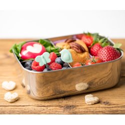  LEKKABOX - Minigafler - 4 stk - Natur