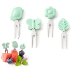  LEKKABOX - Minigafler - 4 stk - Natur