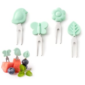  LEKKABOX - Minigafler - 4 stk - Natur