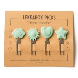 LEKKABOX - Minigafler - 4 stk - Himmel 