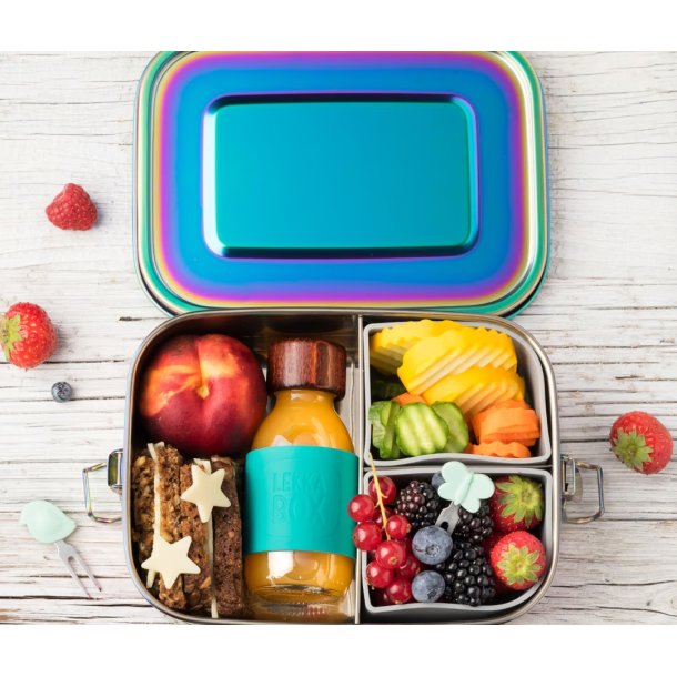  LEKKABOX - Minigafler - 4 stk - Natur