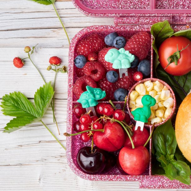 LEKKABOX minigafler - Dinosaur - 4 stk. 