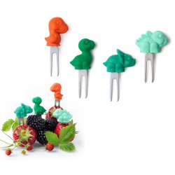 LEKKABOX minigafler - Dinosaur - 4 stk. 