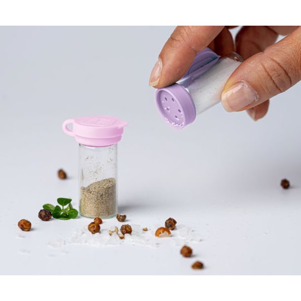 LEKKABOX Mini salt og peberst - Lavendel - 2 stk.