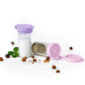 LEKKABOX Mini salt og peberst - Lavendel - 2 stk.