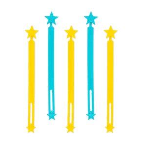 Lunch Punch - Silikonebnd - 5 stk. - Gul