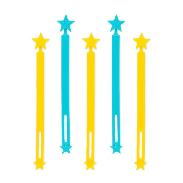 Lunch Punch - Silikonebnd - 5 stk. - Gul