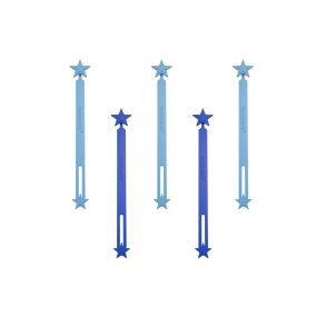 Lunch Punch - Silikonebnd - 5 stk. - Bl 