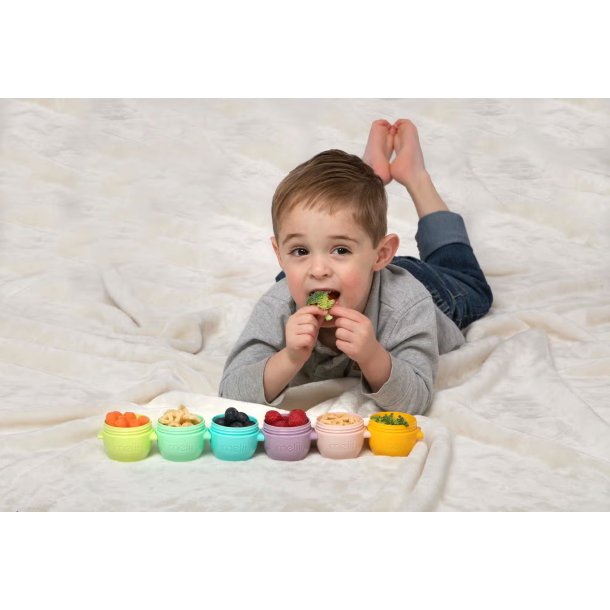 Melii Snap &amp; Co Cups/Pods - 59 ml - Farver (6 stk.)