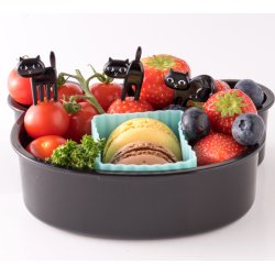 LEKKABOX Madpinde - Sorte katte 6 stk.  