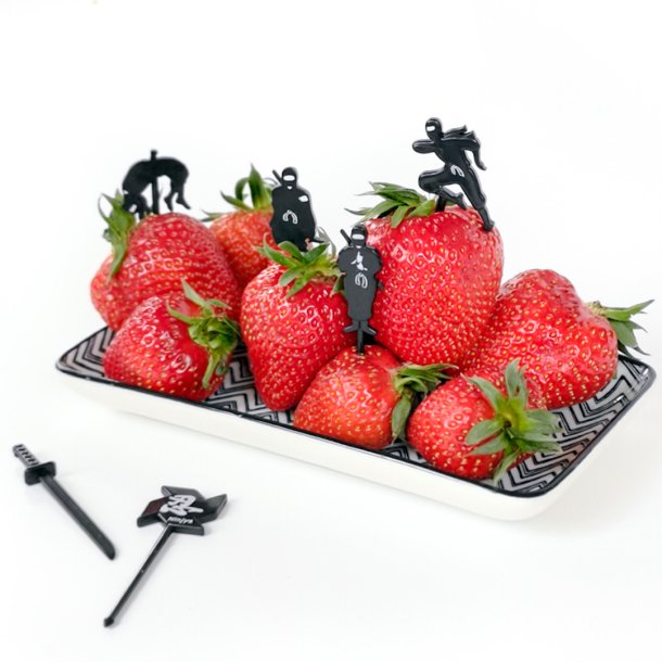 LEKKABOX Madspyd Ninja - 9 stk sorte 