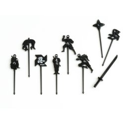 LEKKABOX Madspyd Ninja - 9 stk sorte 