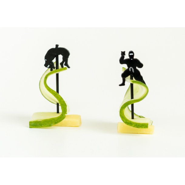 LEKKABOX Madspyd Ninja - 9 stk sorte 