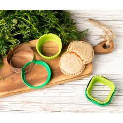 LEKKABOX sandwichudstikkerst - Kvadrat/Cirkel