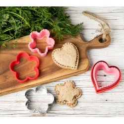 LEKKABOX sandwichudstikkerst - Hjerte/Blomst