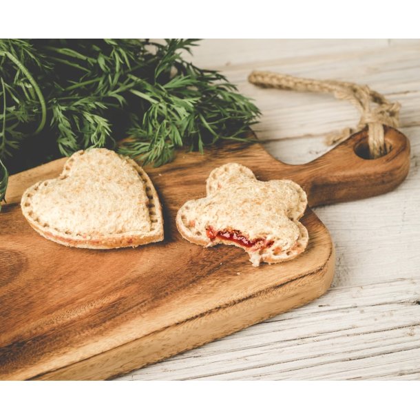 LEKKABOX sandwichudstikkerst - Hjerte/Blomst
