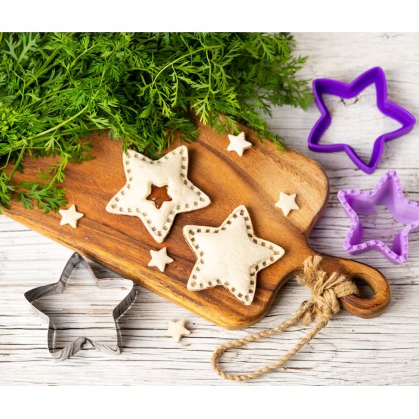 LEKKABOX sandwichudstikkerst - Stjerne/Blomst