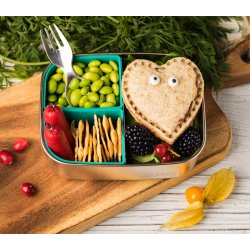 LEKKABOX sandwichudstikkerst - Hjerte/Blomst