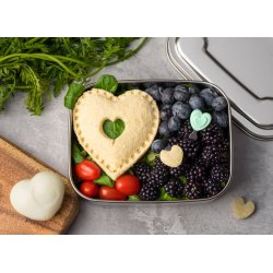 LEKKABOX sandwichudstikkerst - Hjerte/Blomst