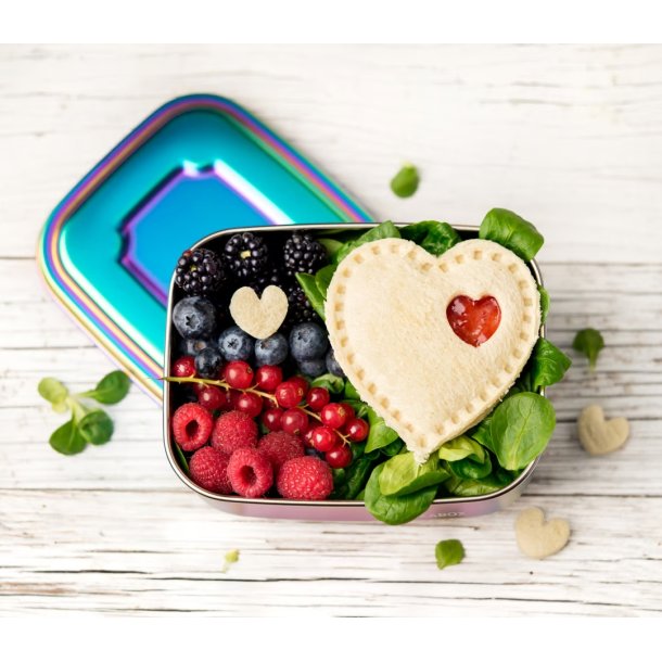 LEKKABOX sandwichudstikkerst - Hjerte/Blomst