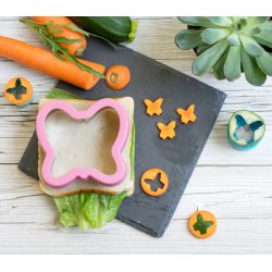 LEKKABOX udstikkerst - Sommerfugle - 3 stk.