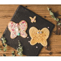 LEKKABOX udstikkerst - Sommerfugle - 3 stk.