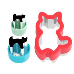 LEKKABOX Udstikkerst - Katte - 3 stk.