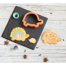 LEKKABOX udstikkerst - Skildpadder - 3 stk.