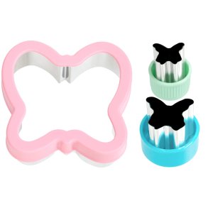 LEKKABOX udstikkerst - Sommerfugle - 3 stk.