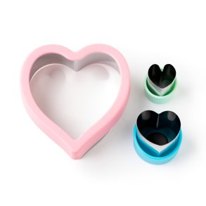 LEKKABOX udstikkerst - Hjerter - 3 stk.