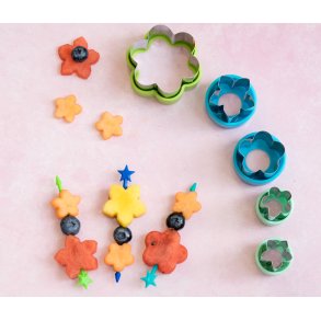  LEKKABOX udstikkerst - Blomster - 5 stk.  