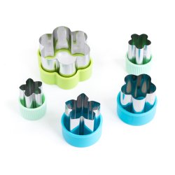  LEKKABOX udstikkerst - Blomster - 5 stk.  