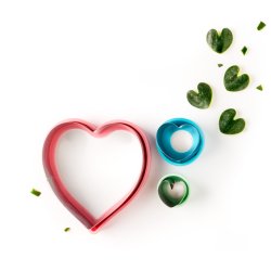 LEKKABOX udstikkerst - Hjerter - 3 stk.