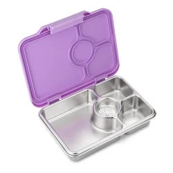 Yumbox Pr�t - 4 Rum - Rustfrit st�l - Lavande Lilla