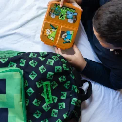 Euromic - Minecraft Madkasse med 3 rum 