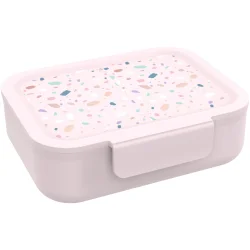 Lunch Buddies Madkasse - Terrazzo madkasse med skillerum