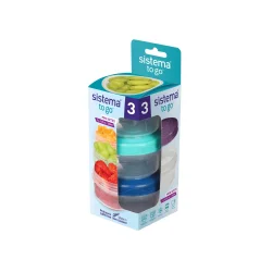 Sistema - Mini Bites To Go 3 Pack - 130 ml.