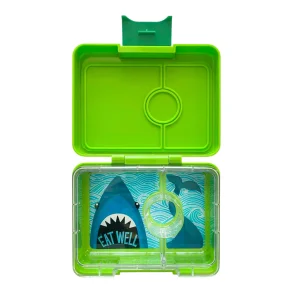 Yumbox Snack - 3 rum - Gr�n - Haj