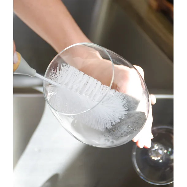 Melii - 3-pakke bambusskl- og flaskebrsteskrubber