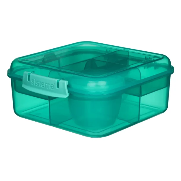 Sistema - Bento Cube Lunch 1,25l. - Mrke grn