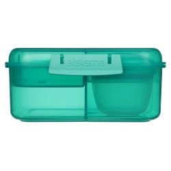 Sistema - Bento Cube Lunch 1,25l. - Mrke grn