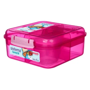 Sistema - Bento Cube Lunch 1,25l. - Pink