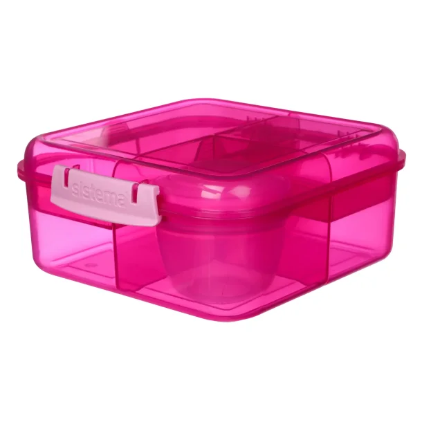 Sistema - Bento Cube Lunch 1,25l. - Pink