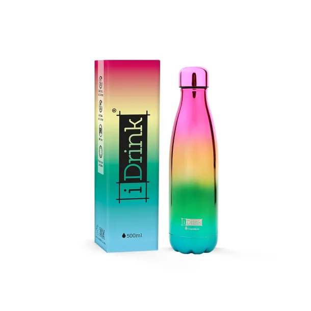 iDrink - Metallic Rainbow 500 ml Termo flaske