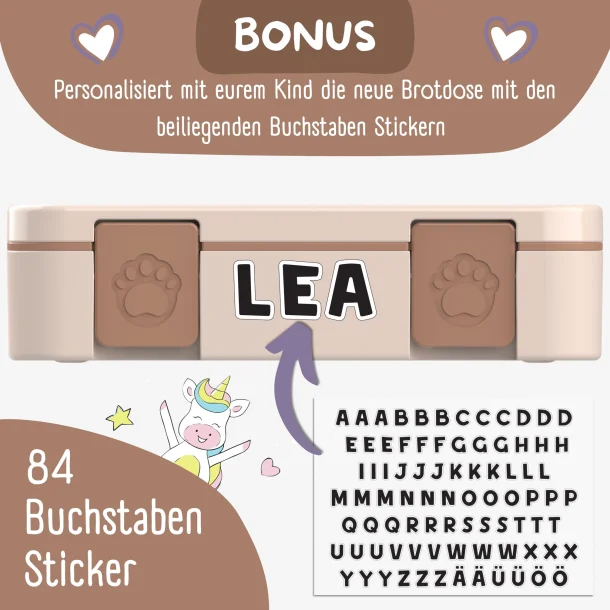 Bearfoot Compakt Madkasse - 950 ml - Sand